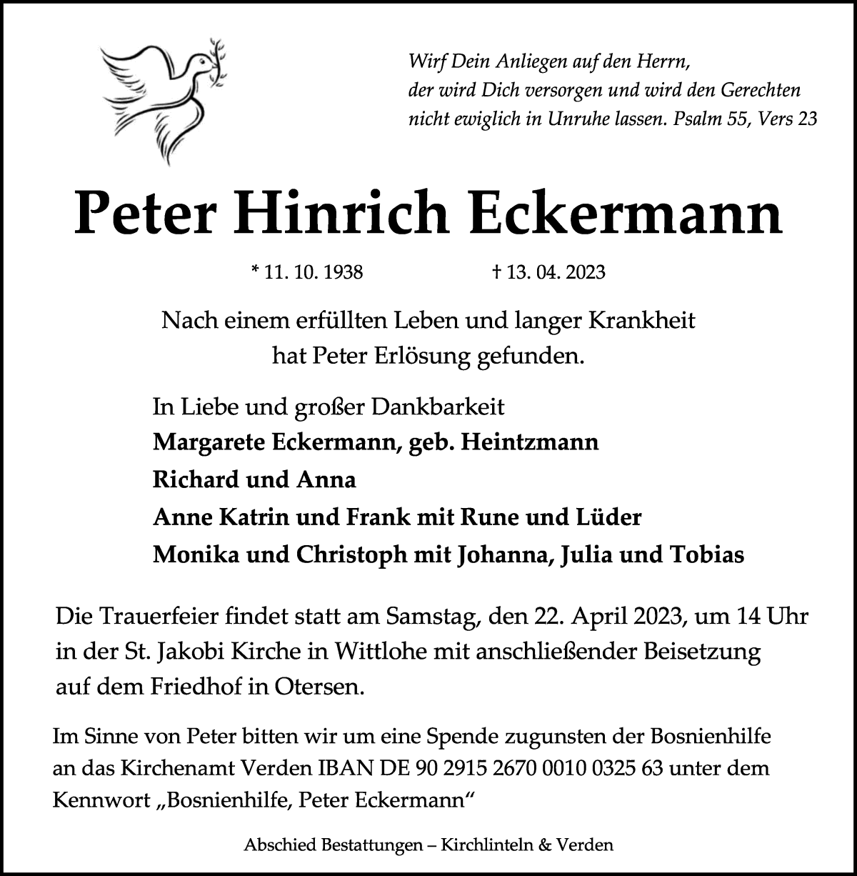 Image:Traueranzeige Peter Eckermann